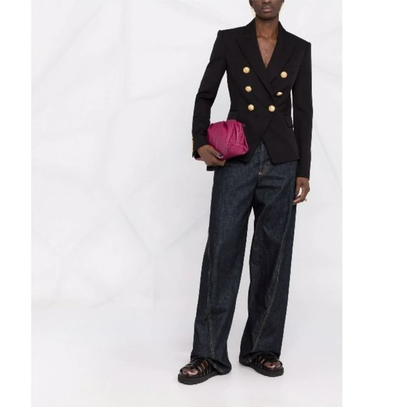 Balmain Double-Breasted Tailored Blazer Sz 40 $2,695 - Picture 2 of 8